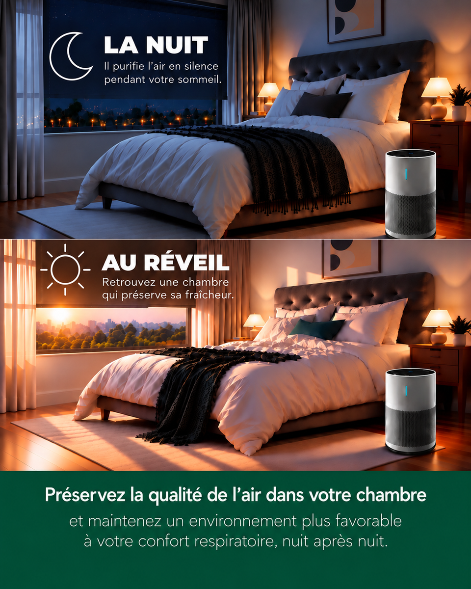 AERYN - Purificateur d'air pour la chambre.